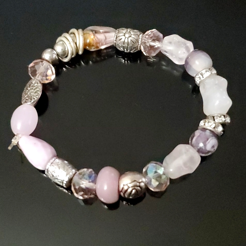 Gem STONE Beaded Bracelt